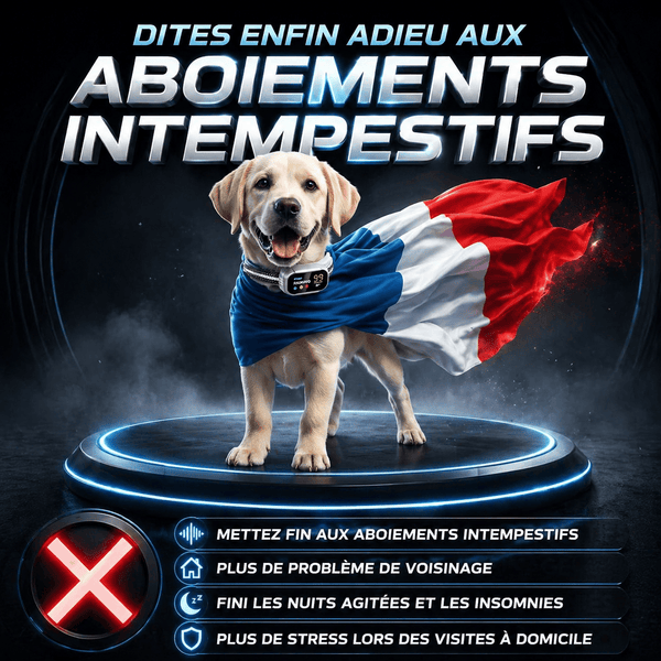 Collier Anti-Aboiement PAWPRO - Recommandé Vétérinaire
