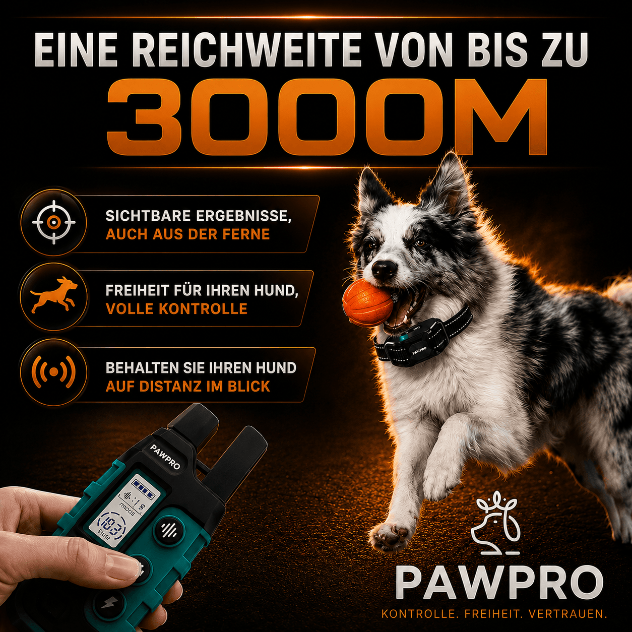 PAWPRO Alpha1 – Erziehungshalsband 100 % ohne Stromimpuls — Bild ansehen 4