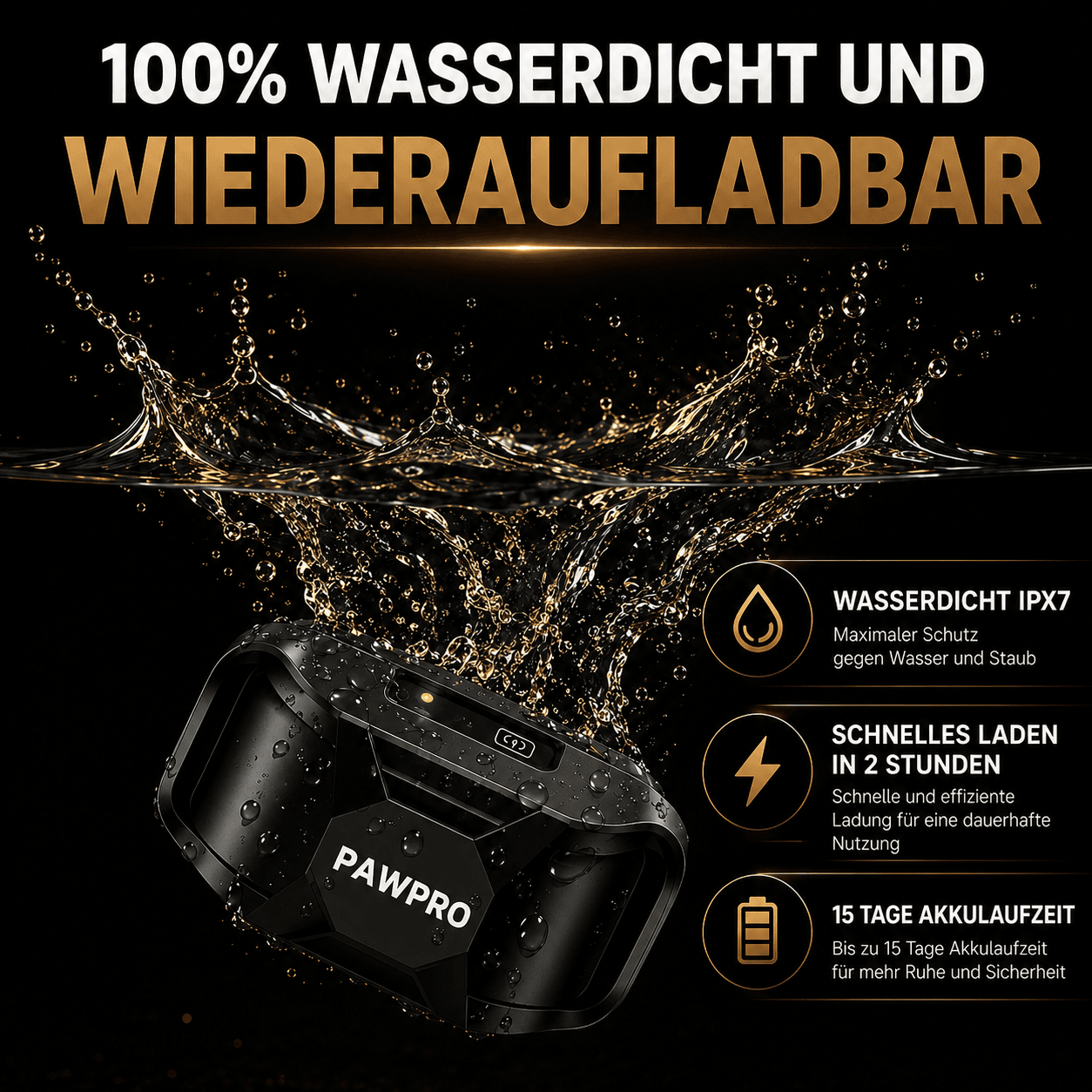 PAWPRO Alpha1 – Erziehungshalsband 100 % ohne Stromimpuls — Bild ansehen 7