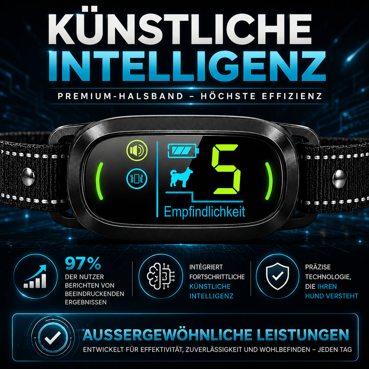 PAWPRO Alpha2 – Antibellhalsband mit KI · 100 % ohne Stromstoß — Bild ansehen 5