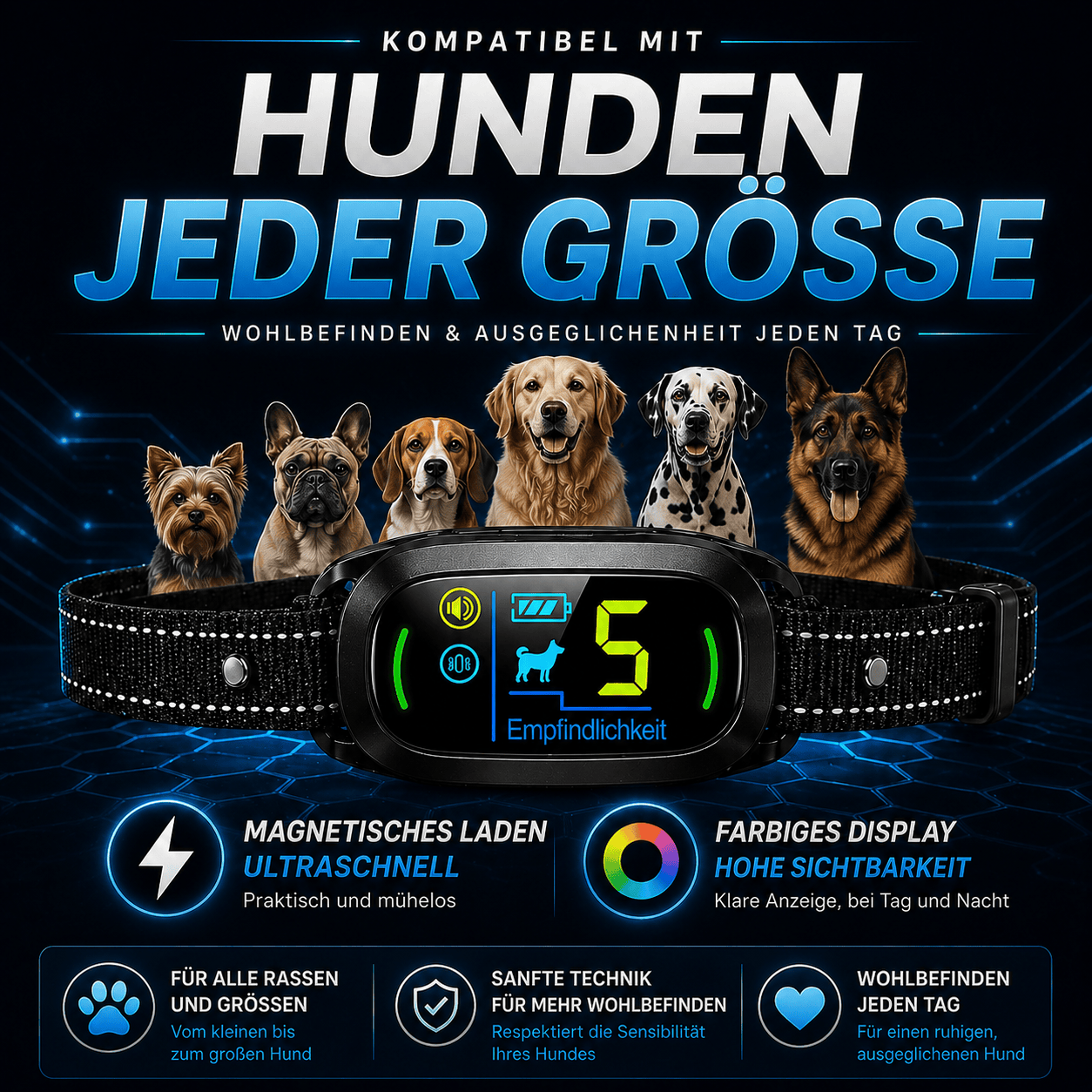 PAWPRO Alpha2 – Antibellhalsband mit KI · 100 % ohne Stromstoß — Bild ansehen 6