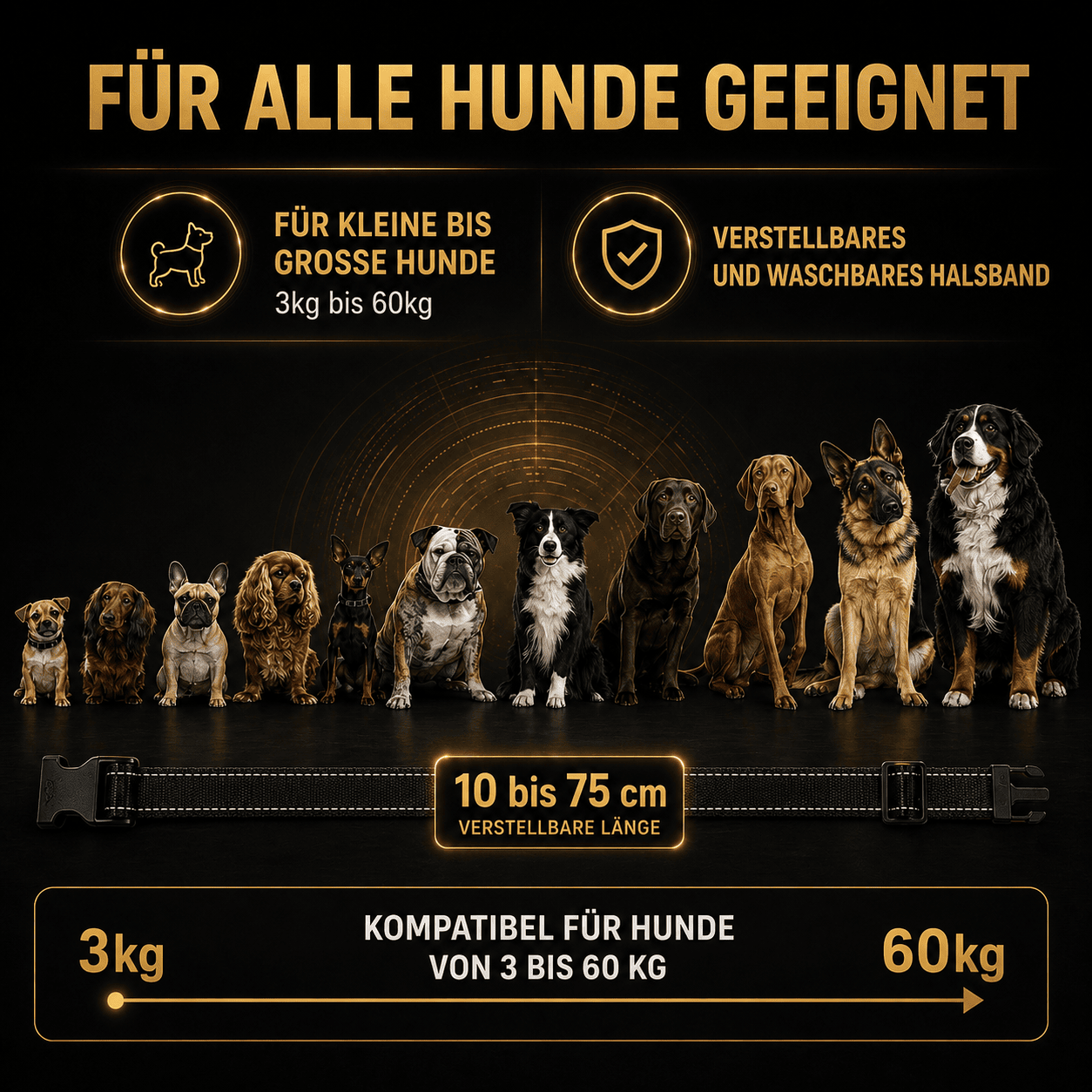 Erziehungshalsband für Hunde — PP6-A — Bild ansehen 4
