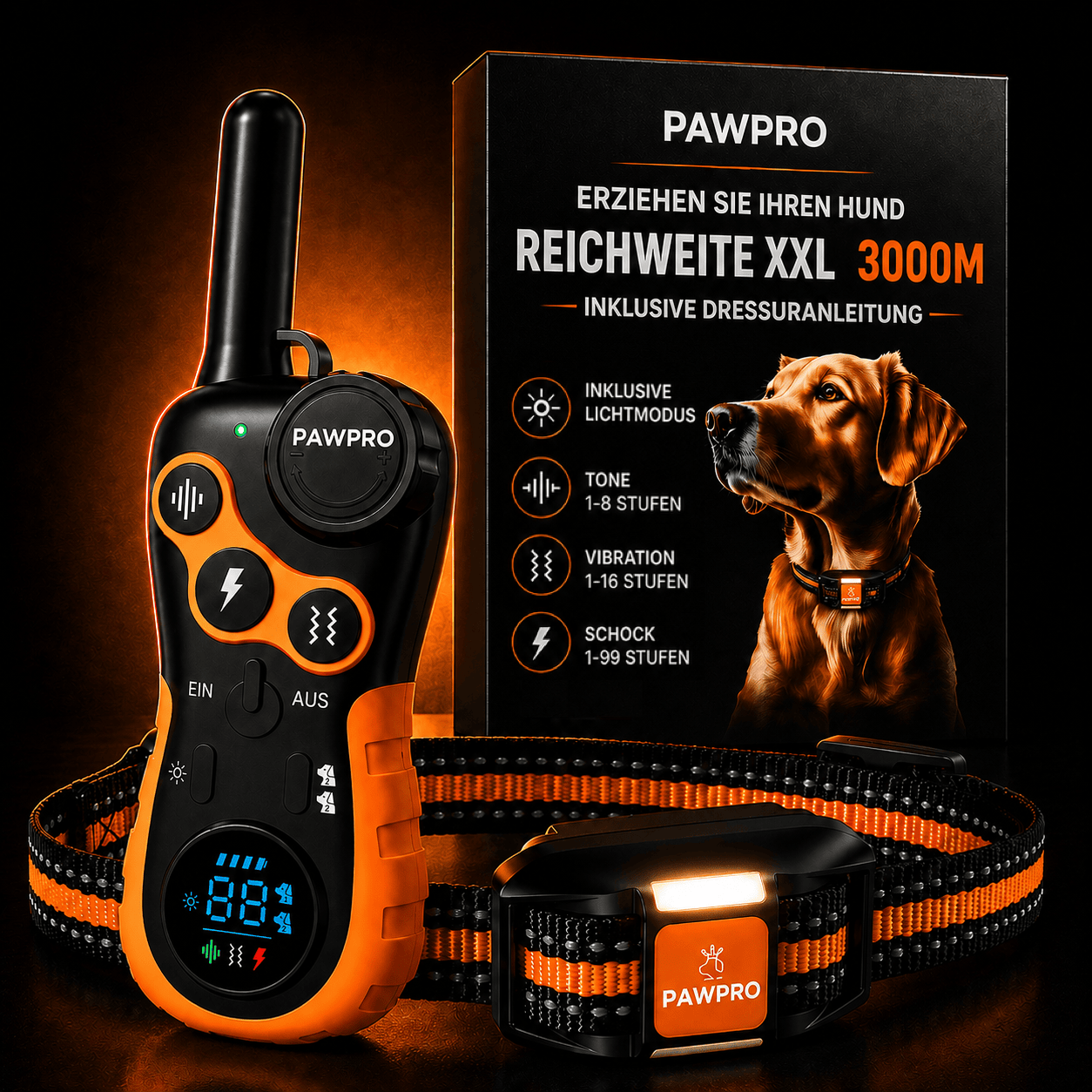 PAWPRO Erziehungs- und Antibellhalsbnder Frankreich PAWPRO Erziehungs- und Antibellhalsbnder Frankreich