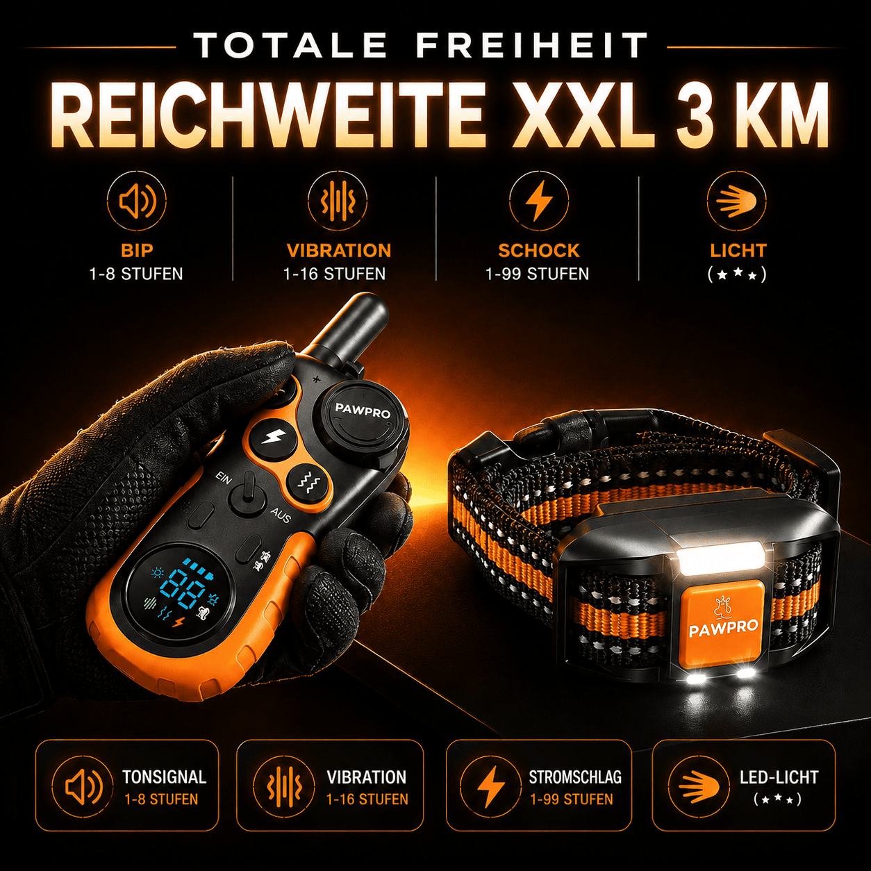 PAWPRO Ultimate – Premium-Trainingshalsband — Bild ansehen 2