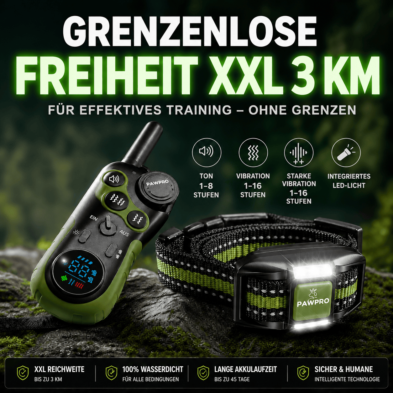PAWPRO Ultimate ohne Stromschlag — 100 % stromschlagfrei — Bild ansehen 2