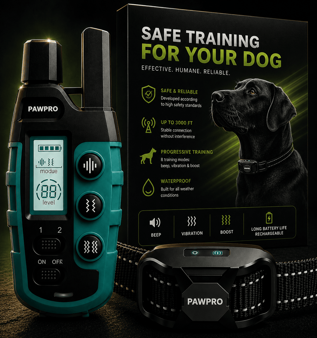 ALPHA1 Training Collar — Shock-Free