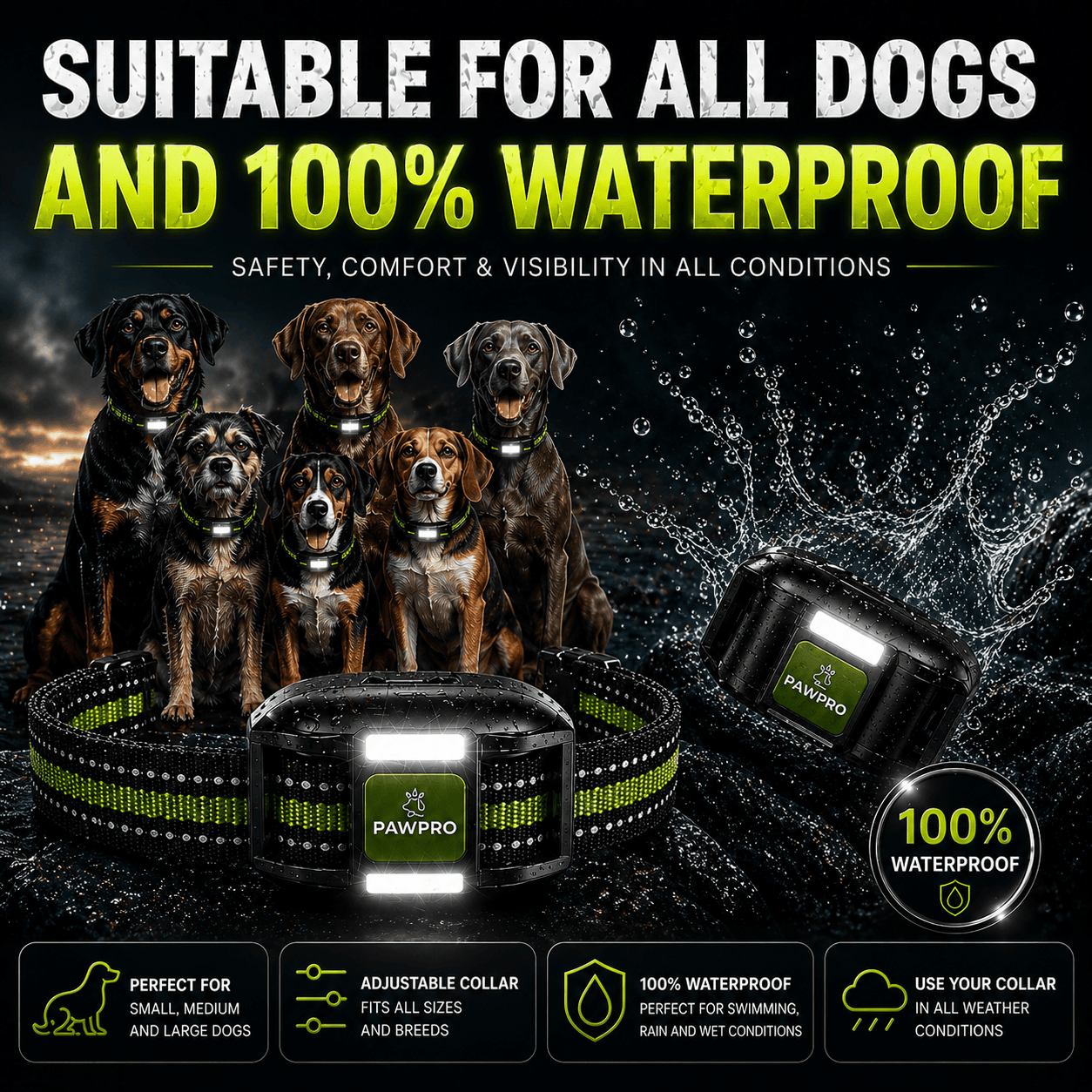 PAWPRO Ultimate Stødfri Træningshalsbånd — Se bild 6