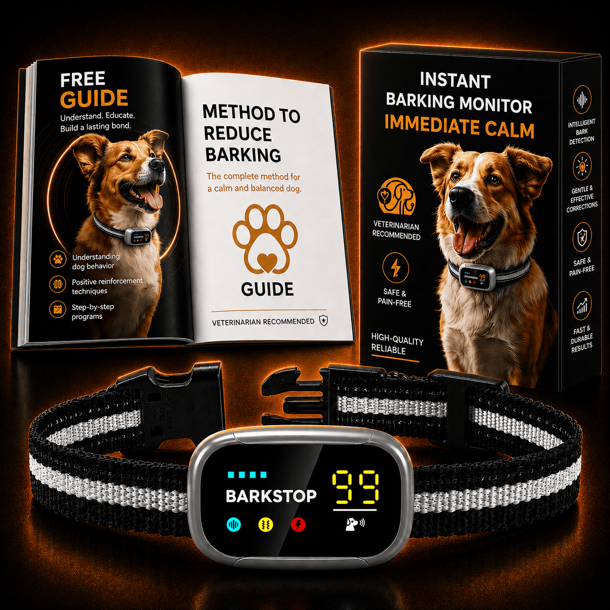 PAWPRO Anti-Bark Collar — Vet-Recommended